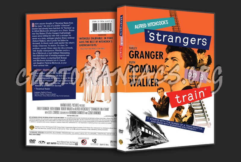 Strangers on a Train dvd cover