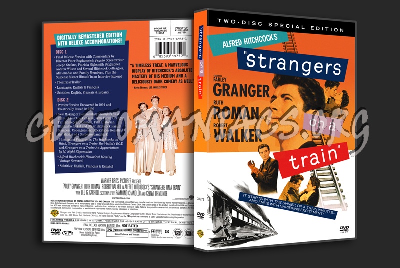 Strangers on A Train dvd cover