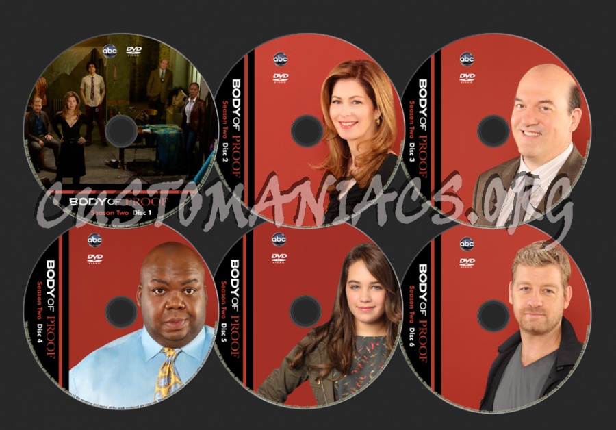 Body Of Proof Season Two dvd label