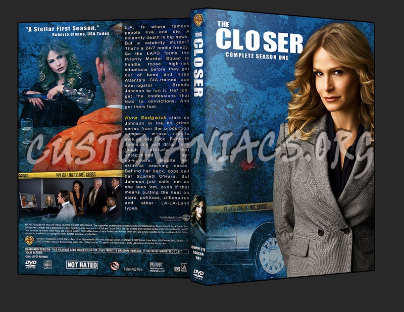 The Closer Season One dvd cover