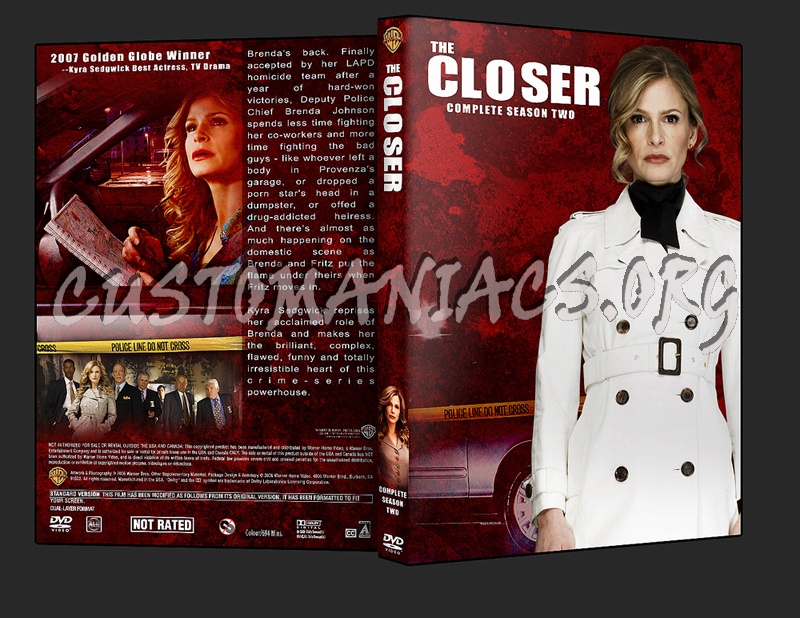 The Closer Season Two dvd cover