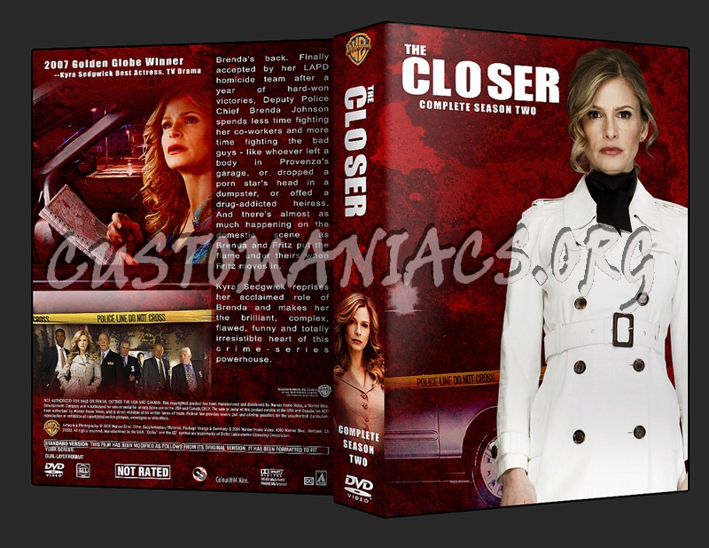 The Closer Season Two dvd cover
