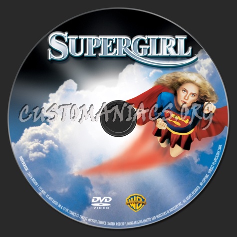 Supergirl dvd label