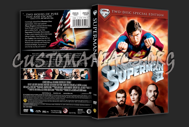 Superman 2 dvd cover