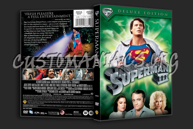 Superman 3 dvd cover