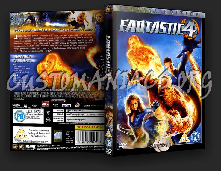 Fantastic Four dvd cover