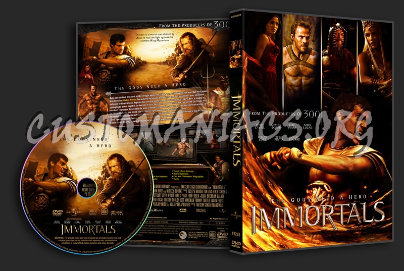 Immortals dvd cover