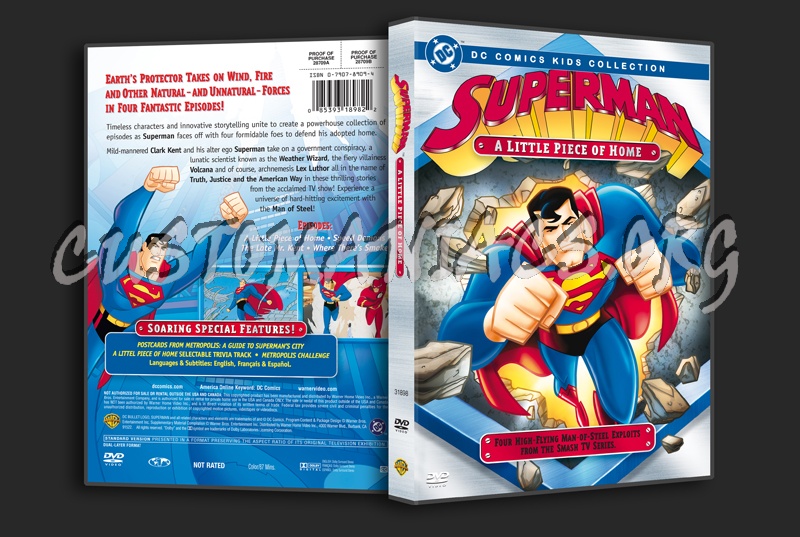 Superman A Little Piece of Home dvd cover