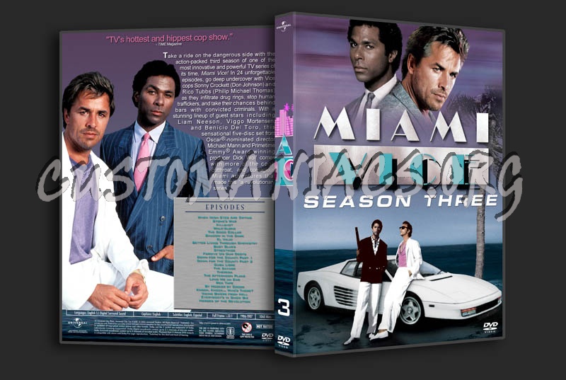 Miami Vice: Seasons 1-5 dvd cover