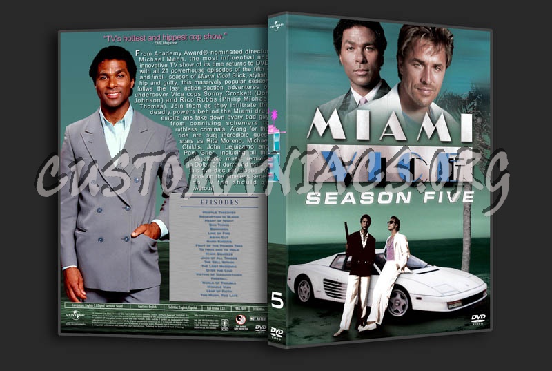 Miami Vice: Seasons 1-5 dvd cover