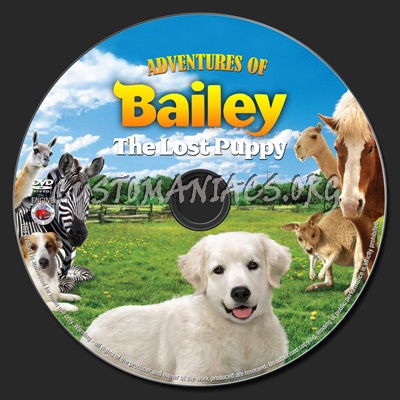 Adventures of Bailey The Lost Puppy dvd label