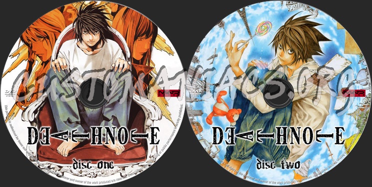 Death Note dvd label