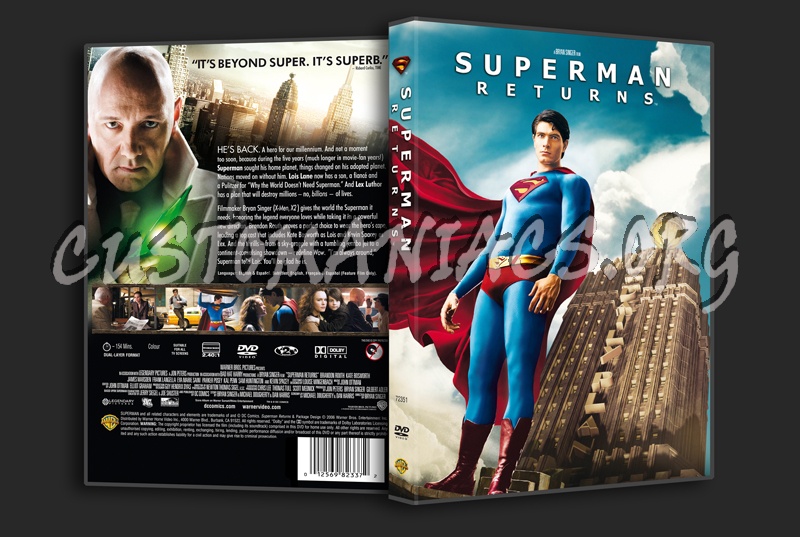 Superman Returns dvd cover