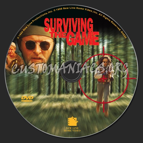 Surviving the Game dvd label