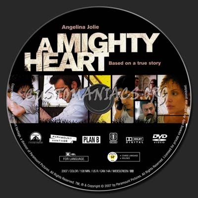 A Mighty Heart dvd label