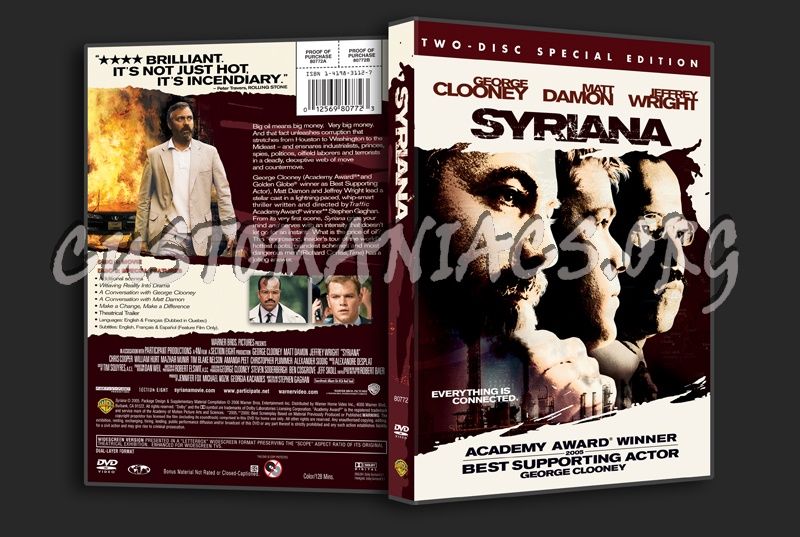 Syriana dvd cover