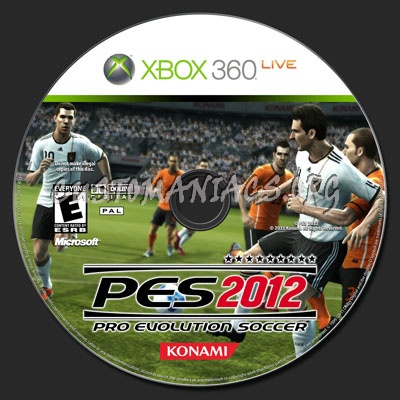 PRO Evolution Soccer 2012 dvd label