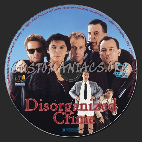 Disorganized Crime blu-ray label