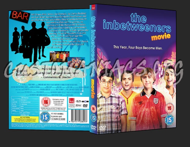 The Inbetweeners Movie dvd cover