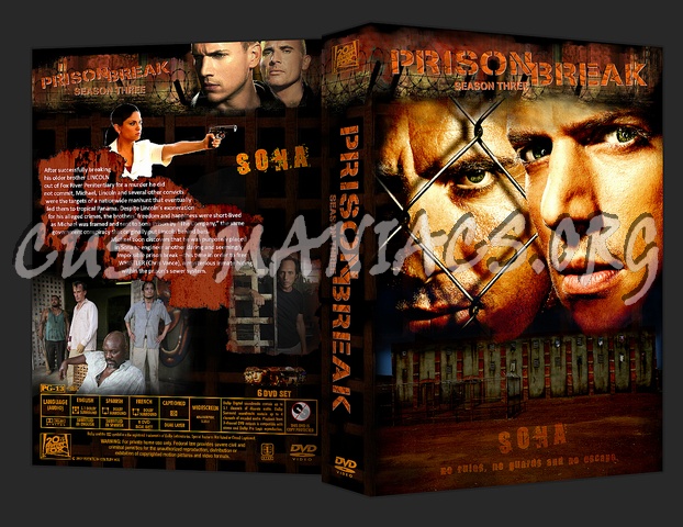 Prison Break Season 3 dvd cover