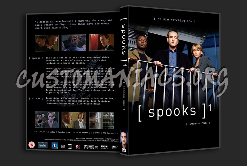 Spooks - Complete Series dvd cover
