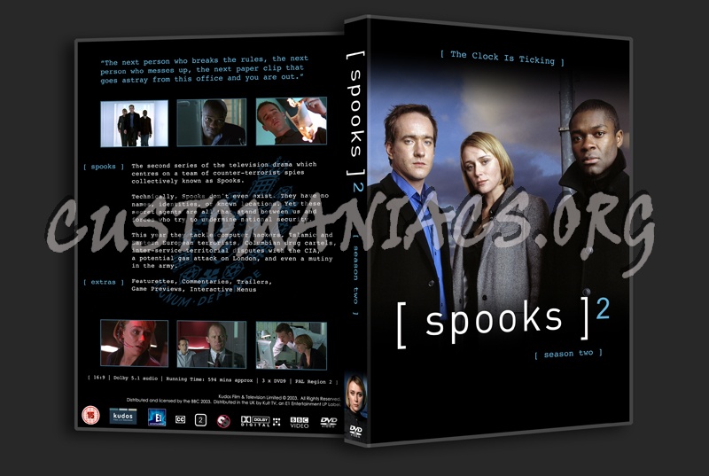 Spooks - Complete Series dvd cover