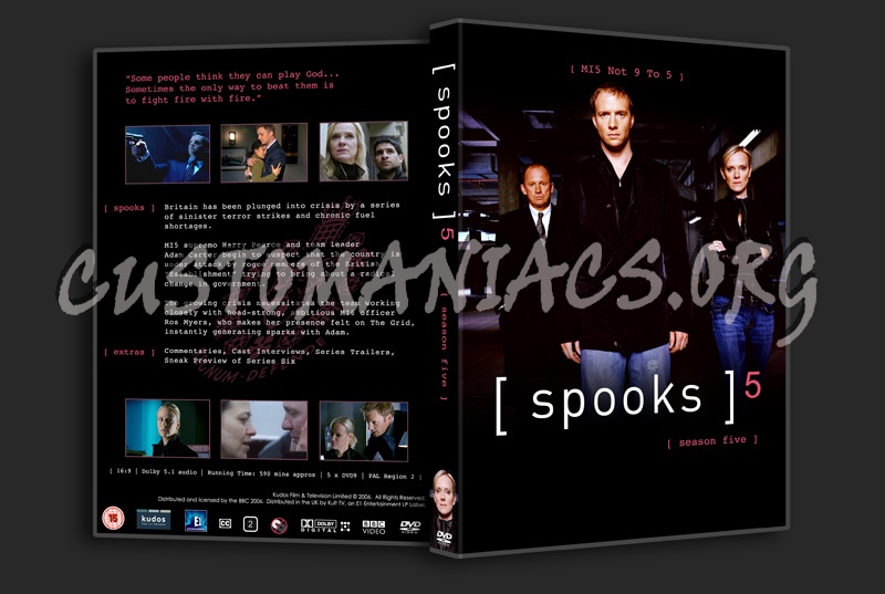 Spooks - Complete Series dvd cover