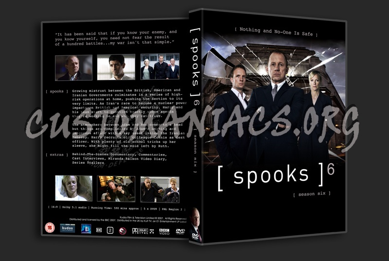 Spooks - Complete Series dvd cover
