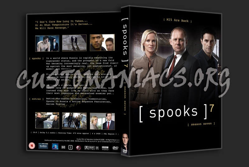 Spooks - Complete Series dvd cover