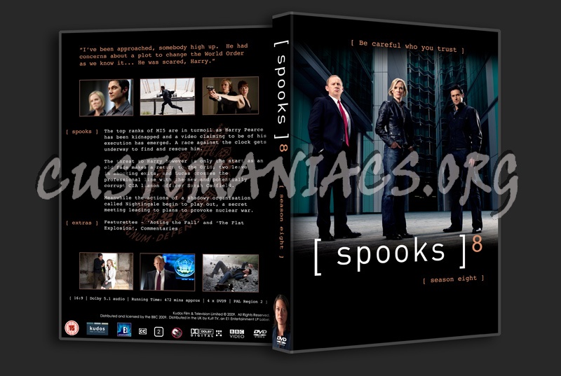 Spooks - Complete Series dvd cover