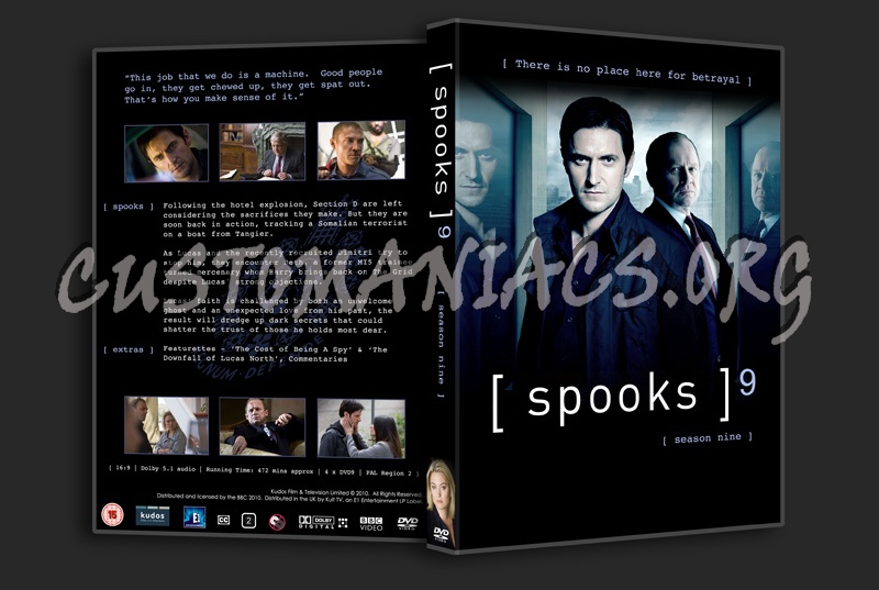 Spooks - Complete Series dvd cover