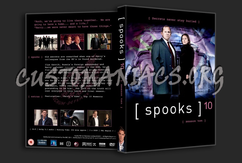 Spooks - Complete Series dvd cover