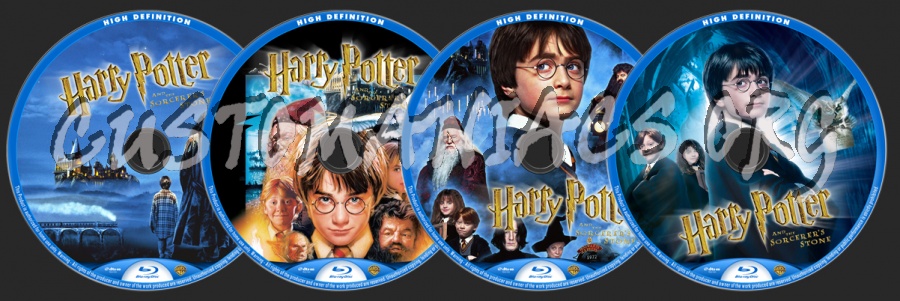 Harry Potter and the Sorcerer's Stone blu-ray label