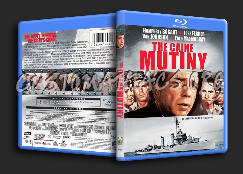 The Caine Mutiny blu-ray cover