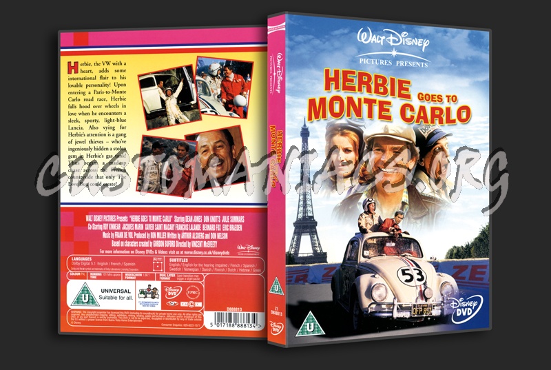 Herbie goes to Monte Carlo dvd cover