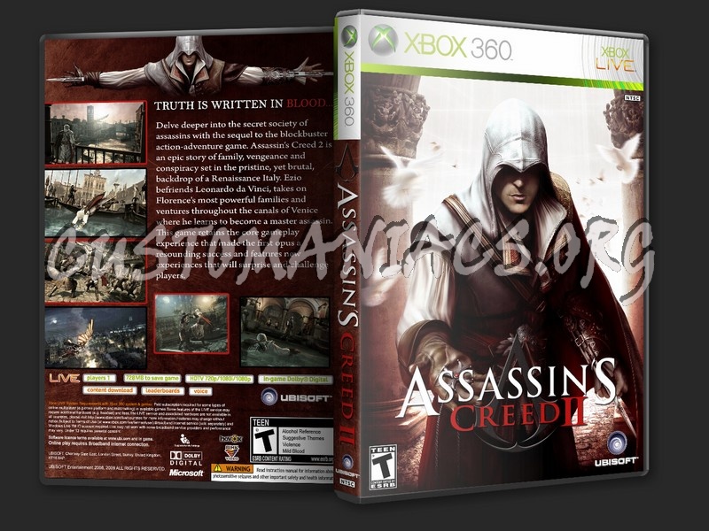 Assassin's Creed II dvd cover