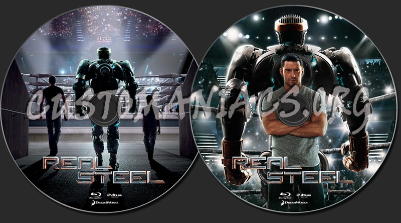 Real Steel blu-ray label