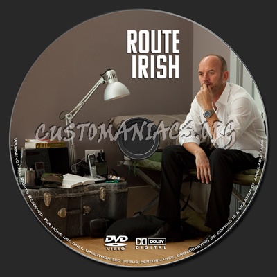 Route Irish dvd label