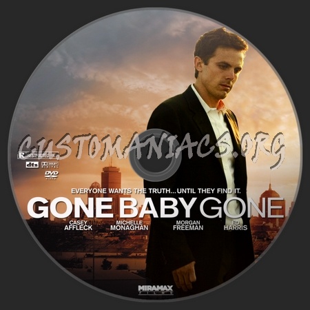 Gone Baby Gone dvd label