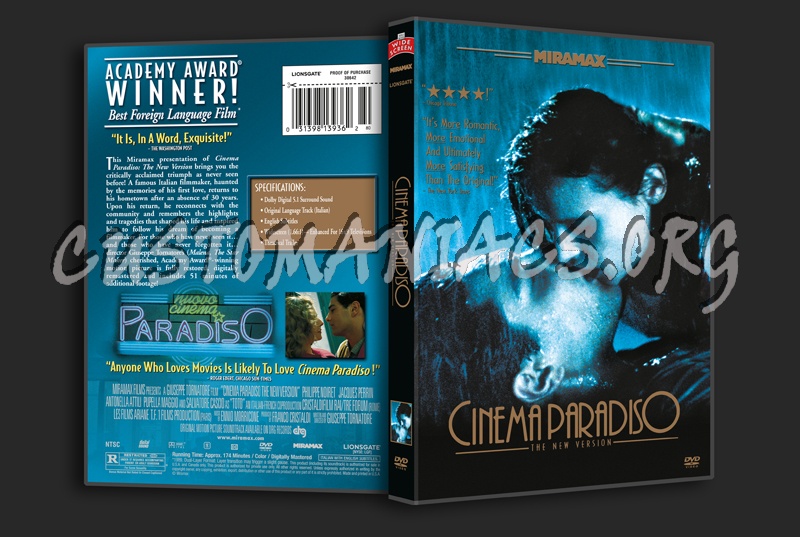 Cinema Paradiso dvd cover