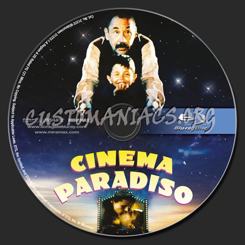 Cinema Paradiso blu-ray label