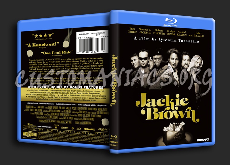 Jackie Brown blu-ray cover