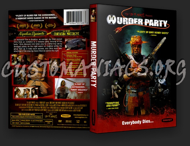 Murder Party dvd cover