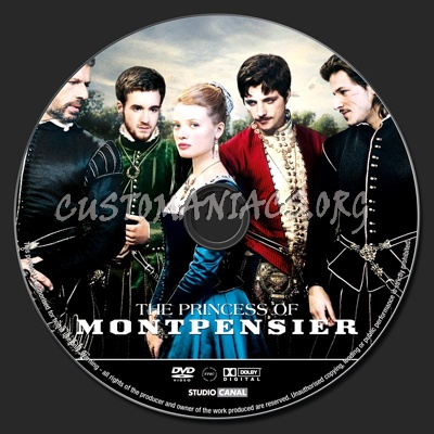 The Princess of Montpensier dvd label