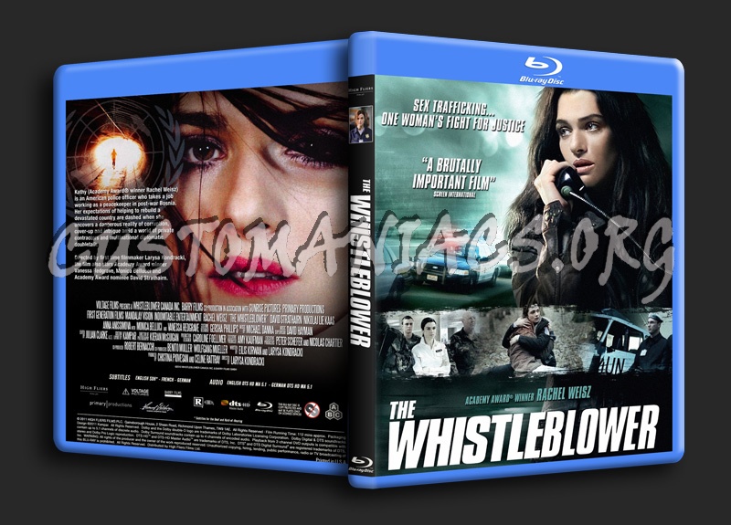 The Whistleblower blu-ray cover