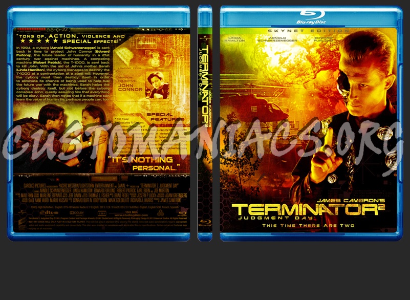 Terminator 2: Judgment Day blu-ray cover