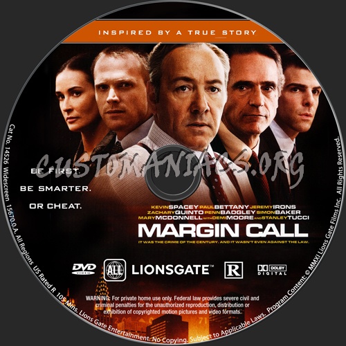 Margin Call dvd label