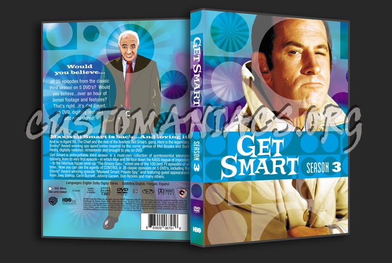 Get Smart Season 3 dvd cover