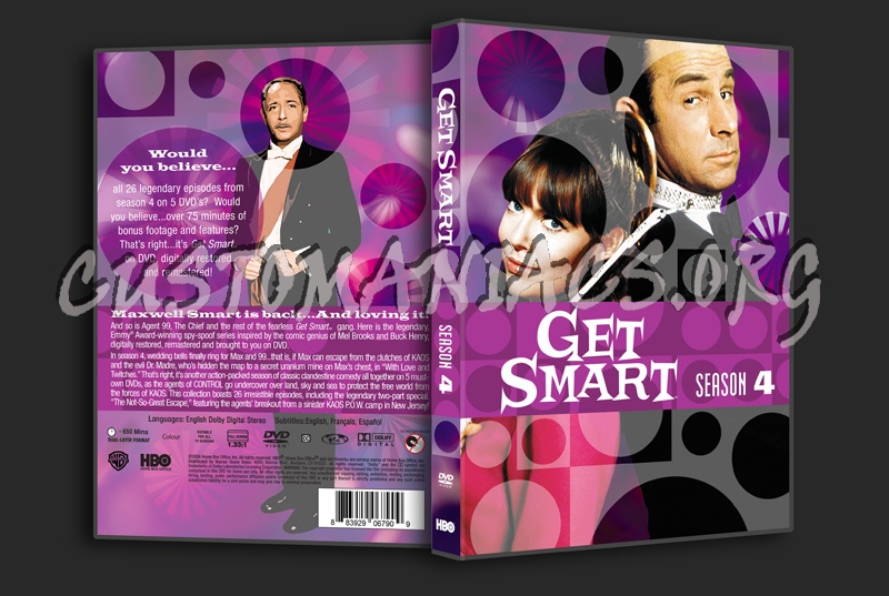 Get Smart Season 4 dvd cover