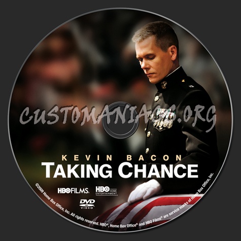 Taking Chance dvd label